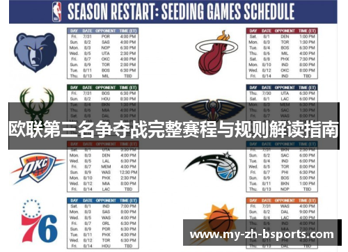 欧联第三名争夺战完整赛程与规则解读指南